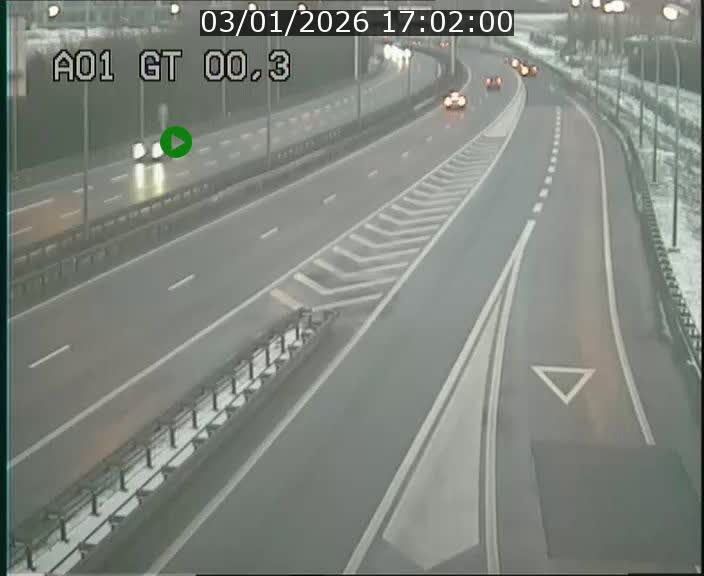 Traffic live webcam Luxembourg Croix de Gasperich - A1 direction Kirchberg - BK 0.3