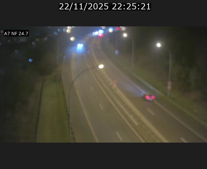 Caméra trafic Luxembourg - A7, Schieren direction Mersch