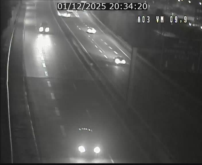 Webcam Autoroute à la Croix de Bettembourg - A3 - BK 9.9 - direction France