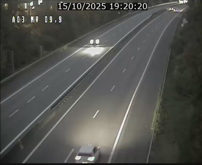 Webcam Autoroute à la Croix de Bettembourg - A3 - BK 9.9 - direction Luxembourg-Ville