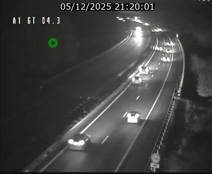 Traffic live webcam Luxembourg Itzig - A1 direction Sandweiler - BK 4.3
