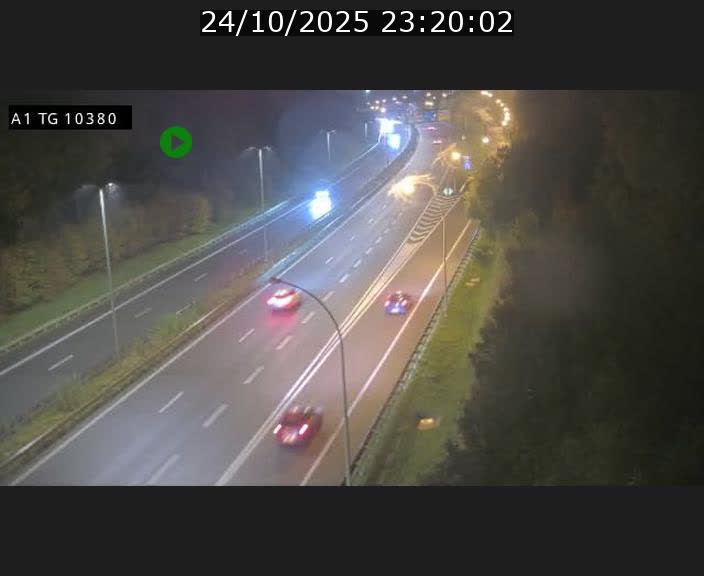 Traffic live webcam Luxembourg Senningerberg - A1 direction Luxembourg Kirchberg - BK 10.3