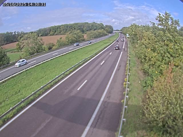 Caméra autoroute France - A31, Fey direction Metz