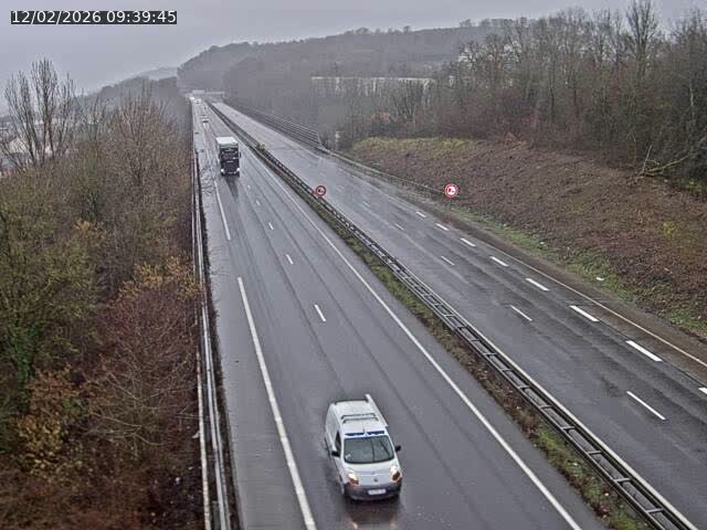 Caméra autoroute France - A30, Hayange direction Metz