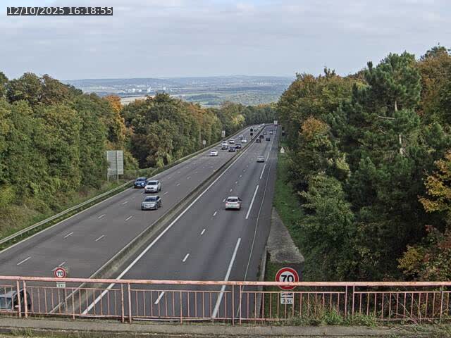 Caméra autoroute France - A33, Houdemont direction Lunéville