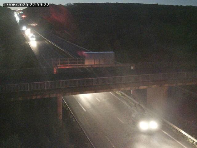 Caméra autoroute France - A31, Zoufftgen direction Luxembourg-ville, à la frontière entre la France et le Luxembourg