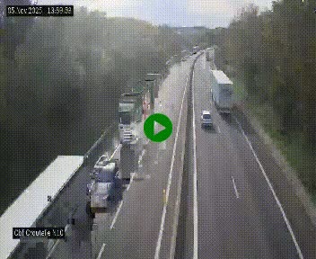 Webcam routière au début de la N10, au sud de Poitiers, proche de la jonction avec l'A10