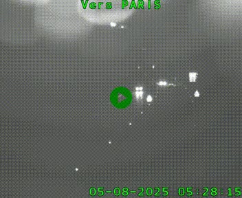 Caméra routière sur l'autoroute A20 à Bessines-sur-Gartempe. Vue orientée vers Paris