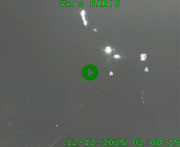 Caméra routière sur l'autoroute A20 à Bessines-sur-Gartempe. Vue orientée vers Paris