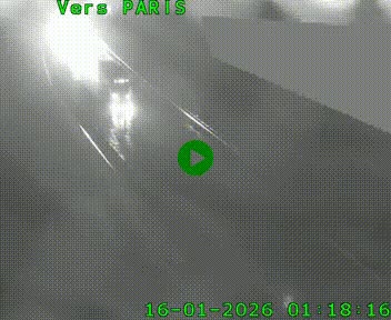 Caméra routière sur l'autoroute A20 à Saint-Pardoux-l'Ortigier, à la jonction avec l'A89. Vue orientée vers Paris