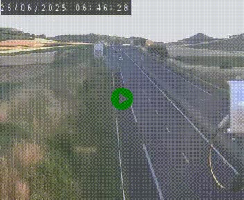 Caméra autoroute A75 à hauteur de Le Crest, en direction de Montpellier