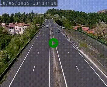 Caméra autoroute A75 à hauteur de Coudes, en direction de Clermont-Ferrand