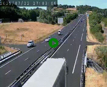 Caméra autoroutière France - A75, Coren, en direction de Montpellier