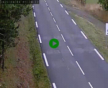 Caméra routière France - N102, au niveau du col de Montmirat à Saint-Etienne-du-Valdonnez à 1039 mètres d'altitude