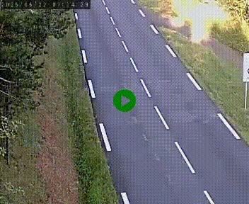 Caméra routière France - N102, au niveau du col de Montmirat à Saint-Etienne-du-Valdonnez à 1039 mètres d'altitude