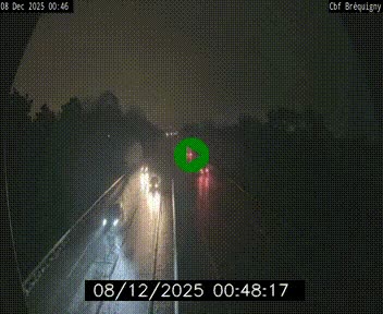 Webcam sur le périphérique de Rennes (N136) à hauteur du quartier Bréquigny, au sud de la ville