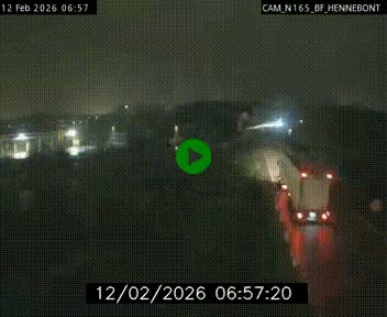 Webcam sur la N165 à hauteur de Hennebont, au nord de Lorient