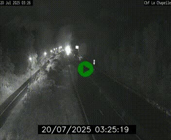 Webcam sur le périphérique de Nantes (N844) à hauteur de Porte de la Chapelle, au nord de la ville