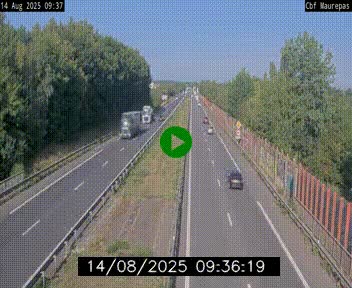 Webcam sur le périphérique de Rennes (N136) à hauteur de Maurepas, au nord de la ville