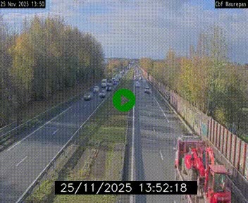 Webcam sur le périphérique de Rennes (N136) à hauteur de Maurepas, au nord de la ville