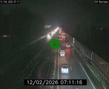 Webcam sur le périphérique de Rennes (N136) à hauteur de Maurepas, au nord de la ville