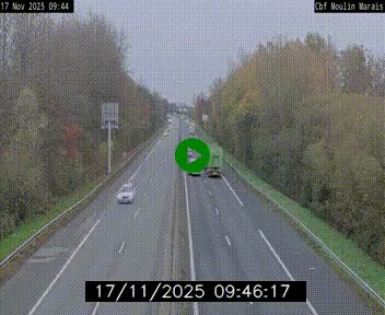 Webcam sur le périphérique de Nantes (N844) entre la Porte de Saint-Luce et la Porte d'Anjou, à l'est de la ville