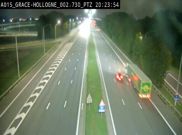 Caméra trafic Belgique - Grâce-Hollogne - E42, jonction avec A604, direction Loncin/Aéroport de Liège -  BK 3.2