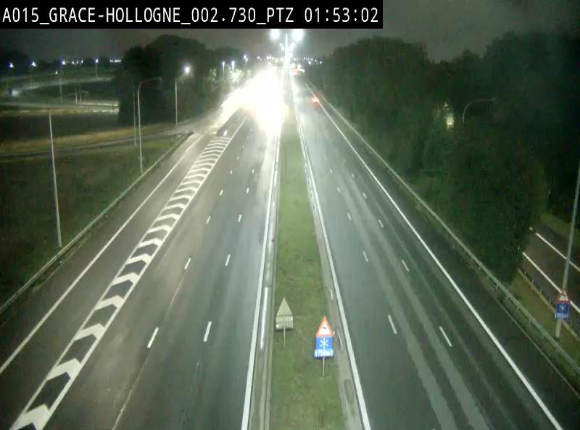 Caméra trafic Belgique - Grâce-Hollogne - E42, jonction avec A604, direction Loncin/Aéroport de Liège -  BK 3.2