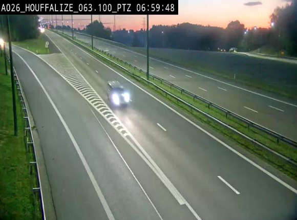 Caméra autoroute Belgique - Houffalize, E25 direction Liège