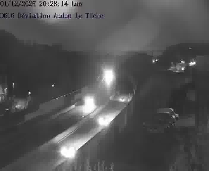 Webcams sur la D616, sur le contournement d'Audun-le-Tiche menant à Belval (Luxembourg)