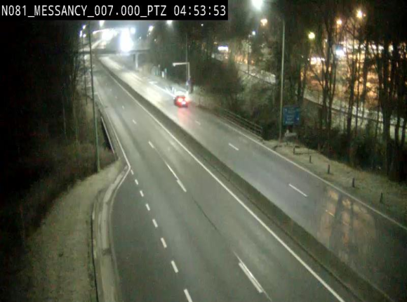 Webcam sur la N81 (E411) à hauteur du Cora Messancy. Vue orientée vers Arlon