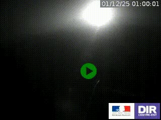 Webcam routière sur la RN7 à hauteur de Toulon-sur-Allier, entre Moulins et Vichy