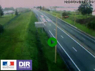 Webcam à Mably, à proximité de Roanne en direction de Moulins sur la N7