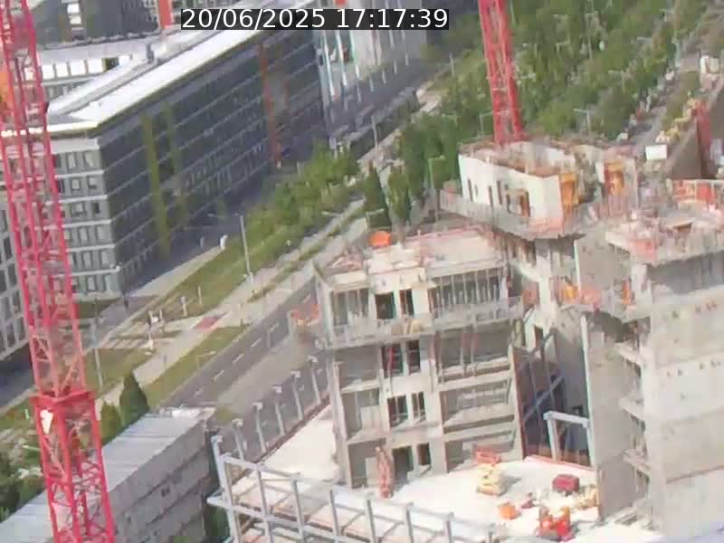 Webcam sur l'avenue John Fitzgerald Kennedy (N51) avec vue orientée vers le Findel