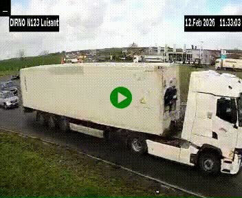 Webcam en périphérie de Chartres sur la N123, à hauteur de Luisant. Vue orientée vers Chartres