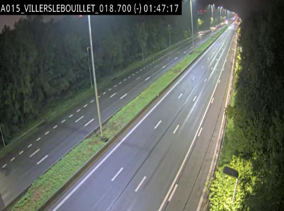 Webcam autoroute Belgique - Villers-le-Bouillet - E42 direction Liège - BK 18.7