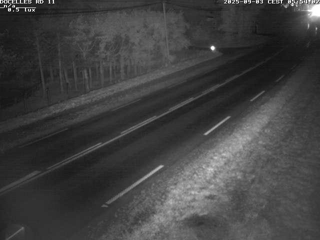 Webcam à 424 mètres d'altitude dans la Tranchée de Docelles dans les Vosges, à proximité d'Epinal sur la route de Gerardmer (D11)