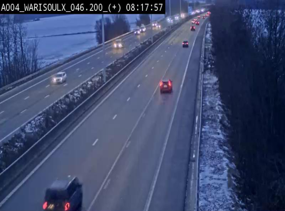 Webcam autoroute Belgique - Warissoulx - E411 - BK 46.2