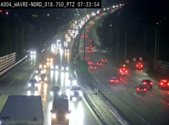 Webcam traffic E411(A4) - BK 18.7 - Bierges (Wavre Nord)