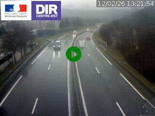 Caméra sur la Nationale 90 (N90) à La Léchère, en direction et à proximité d'Albertville