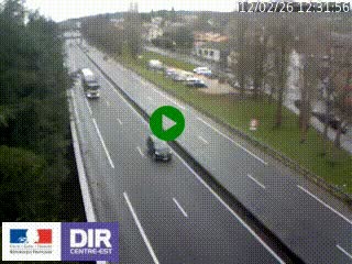 Webcam routière à Le Chambon-Feugerolles sur la RN88 entre Firminy et Saint-Etienne