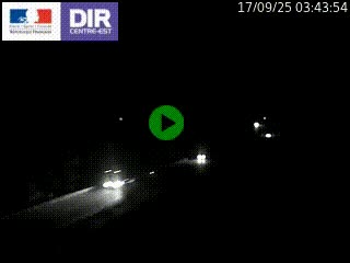 Caméra trafic à Meylan sur la Rocade-Sud de Grenoble en direction d'Aix-en-Provence