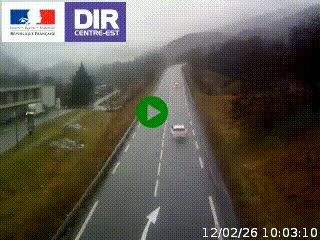 Web cam sur la N90 à Aime, en provenance de Bourg-Saint-Maurice et en direction d'Albertville