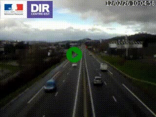 Caméra autoroute à Saint-Etienne (Les Littes) à hauteur du Ikea Saint-Etienne sur l'A72 en direction de Roanne