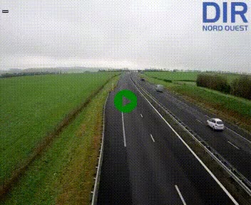 Webcam sur A84 à hauteur de l'échangeur de Poilley avec la N175, au sud d'Avranches