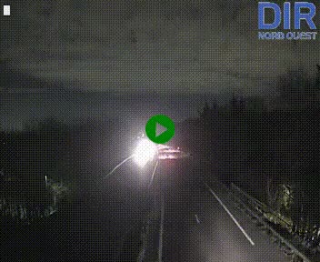 Webcam sur le périphérique de Caen (N814) à l'est de la ville, à Mondeville hauteur de la sortie 2, Presqu'île-Rives de l'Orne, au bout de l'autoroute A13