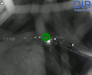 Webcam au début de l'A84 sur le périphérique Ouest de Caen (N814) à hauteur de la sortie 9, Porte de Bretagne