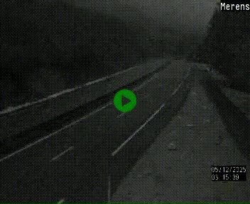 Webcam dans les Pyrénées à hauteur de Mérens-les-Vals sur N320, en direction de Pas de la Casa (Andorre)