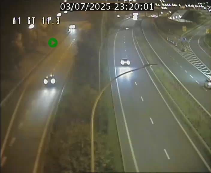 Traffic live webcam Luxembourg Senningerberg - A1 direction Allemagne - BK 11.3