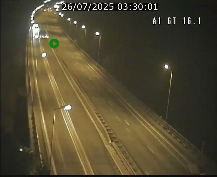 Traffic live webcam Luxembourg Niederanven - A1 direction Allemagne - BK 16.1